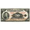 Image 1 : BANK OF CANADA.  $50.00. 1935 Issue. French Text. Osborne. BC-14. No. F00144. CCCS graded Very Fine-