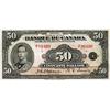 Image 1 : BANK OF CANADA.  $50.00. 1935 Issue. French Text. Osborne. BC-14. No. F00400/C. PMG graded Very Fine