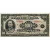 Image 1 : BANK OF CANADA.  $100.00. 1935 Issue. French Text. Osborne. BC-16. No. F03169. PMG graded Very Fine-