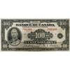 Image 1 : BANK OF CANADA.  $100.00. 1935 Issue. French Text. Osborne. BC-16. No. F01409. PMG graded FINE-12.