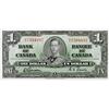 Image 1 : BANK OF CANADA.  $1.00. 1937 Issue. BC-21b. Gordon-Towers. Narrow Panel. No. H/A7394897. Choice Unc-