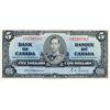 Image 1 : BANK OF CANADA.  $5.00. 1937 Issue. BC-23a. Osborne-Towers. No. A/C8220703. PMG graded Extra Fine-40