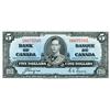 Image 1 : BANK OF CANADA.  $5.00. 1937 Issue. BC-23c. Coyne-Towers. No. H/S6075705. BCS graded Almost Unc-58; 