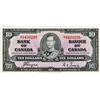 Image 1 : BANK OF CANADA.  $10.00. 1937 Issue. BC-24c. Coyne-Towers. No. A/T6430228. BCS graded Choice Unc-62.