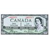 Image 1 : BANK OF CANADA.  $1.00. 1954 Issue. BC-29a. ‘Devil’s Face’. Coyne-Towers. No. C/A4432871. PMG graded