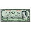 Image 1 : BANK OF CANADA.  $1.00. 1954 Issue. BC-29a. ‘Devil’s Face’. Coyne-Towers. No. I/A0919972 through I/A