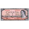 Image 1 : BANK OF CANADA.  $2.00. 1954 Issue. BC-30a. ‘Devil’s Face’. Coyne-Towers. No. A/B0552946. PCGS grade