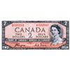 Image 1 : BANK OF CANADA.  $2.00. 1954 Issue. BC-30a. ‘Devil’s Face’.  Coyne-Towers. No. A/B0552943.  PCGS gra
