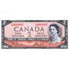 Image 1 : BANK OF CANADA.  $2.00. 1954 Issue. BC-30b. ‘Devil’s Face’.  Coyne-Towers. No.  F/B6664985. PCGS gra