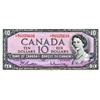 Image 1 : BANK OF CANADA.  $10.00. 1954 Issue. BC-40bA. Modified. Beattie-Rasminsky. No. *A/D0027265. BCS grad