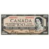 Image 1 : BANK OF CANADA.  $100.00. 1954 Issue. BC-35a. Coyne-Towers. ‘Devil’s Face’. No. A/J0588902. PCGS gra