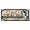 Image 1 : BANK OF CANADA.  $100.00. 1954 Issue. BC-35a. Coyne-Towers. ‘Devil’s Face’. No. A/J1042886. PMG grad