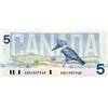 Image 1 : BANK OF CANADA.  $5.00. 1986 Issue. BC-56aA. Crow-Bouey. No. ENX1937960. PMG graded Gem Unc-67. EPQ.