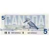 Image 1 : BANK OF CANADA.  $5.00. 1986 Issue. BC-56c. Bonin-Thiessen. CU. (25 pcs.); BC-56c-i. CU. (5 pcs.); B