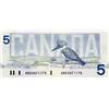 Image 2 : BANK OF CANADA.  $5.00. 1986 Issue. BC-56c. Bonin-Thiessen. CU. (25 pcs.); BC-56c-i. CU. (5 pcs.); B