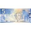 Image 1 : BANK OF CANADA.  $5.00. 2001 Issue. BC-62b. No. HOK8808808. $5.00. 2005 Issue. BC-62b. No. HOS551551