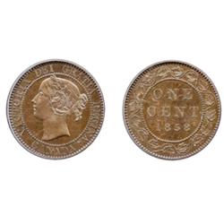 1858.  PCGS graded SPECIMEN-65. Brown.  A glossy brown Gem.