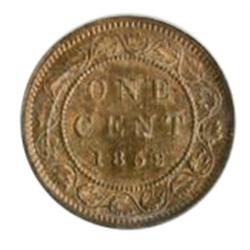 1859. Double-Punched, Narrow 9.  Variation.  Griffin 15(?).  ICCS AU-58.  Trace of luster.