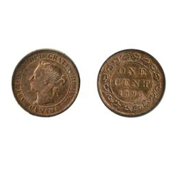 1895.  ICCS Mint State-64. Red-Brown.  60% red luster.