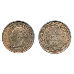 1900. Plain.  PCGS graded Mint State-64. Red.  60% even red luster.