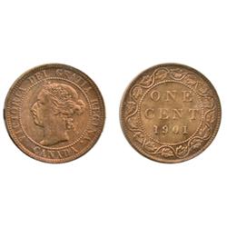 1901.  ICCS Mint State-65. Red.  Superb fields with a burgundy finish.