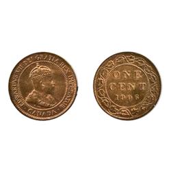 1906.  ICCS Mint State-64. Red.  70% red luster.