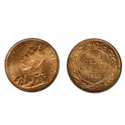 1912.  ICCS Mint State-65. Red.  80% red luster.