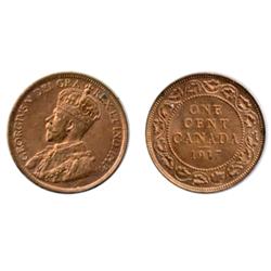 1917.  ICCS Mint State-64. Red.  90% red.