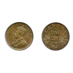 1927.  PCGS graded Mint State-64. Brown.  20% luster.