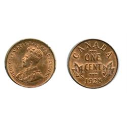 1928.  ICCS Mint State-64. Red.  70% red luster.