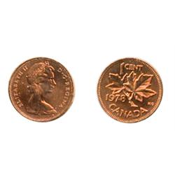 1977. Doubled ‘9’.  1978.  Both ICCS Mint State-66, Red. Both full red.