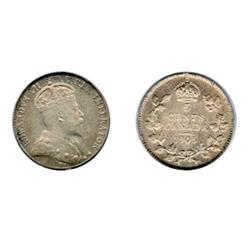 1905.  PCGS graded Mint State-60.  Lightly toned.