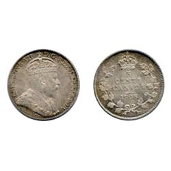 1908. Small 8 variety.  PCGS graded Mint State-63.  Good strike.  Lightly toned.