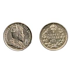 1910. Round Leaves.  ICCS Mint State-60.  Brilliant.  Very lightly cleaned.