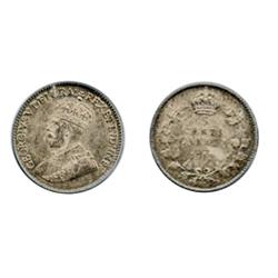 1912.  PCGS graded Mint State-64.  Medium heavy green-blue toning.  Ex. Pittman collection.