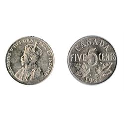 1927.  ICCS Mint State-64.  Strong strike.  Only two examples graded higher.