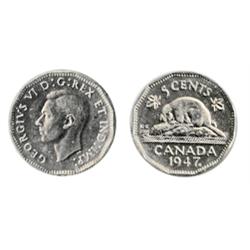 1947. Maple Leaf.  ICCS SPECIMEN-65.  Brilliant mirror fields.  A gem.