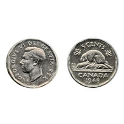 1948.  ICCS Mint State-64.  Lot of two (2) coins.