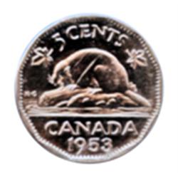 1953. NSF.  The Near Leaf MULE.  ICCS Mint State-64.  Tied for the ‘Finest’ graded by ICCS.  Brillia