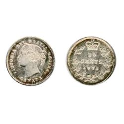 1871-H.  ICCS EXTRA Fine-40.  Light rainbow toning.