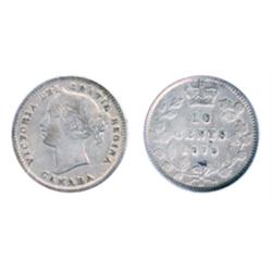 1875-H.  PCGS graded Extra Fine-45.  Lightly toned.