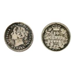 1875-H.  ICCS Fine-15.  A medium heavy to heavy toned example of a ‘key’ date.