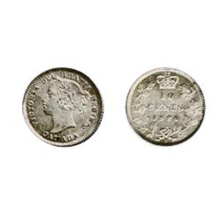 1880-H. Obverse port. #1.  ICCS AU-58.  Lots of luster.  Very near to Mint State.