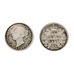 1887.  ICCS FINE-15.  Medium toning.