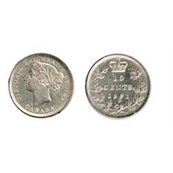 1891. 22 Leaves.  ICCS AU-50.  A well struck example, brilliant and lustrous.