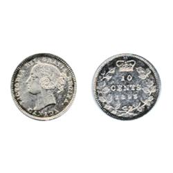 1893. Flat Top 3.  Obverse port. #6.  ICCS AU-55.  Lightly toned.