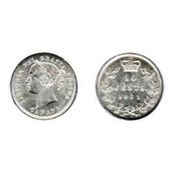 1901.  ICCS Mint State-63.  Blast white.