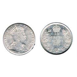 1903-H.  ICCS Mint State-64.  Brilliant and lustrous.