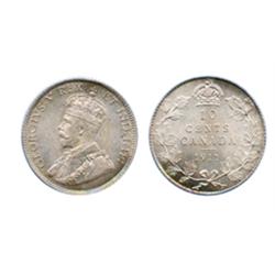 1911.  PCGS graded Mint State-67.  Light, even toning in rainbow hues.  Outstanding ‘eye appeal’.