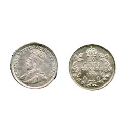 1916.  ICCS Mint State-64.  Well struck.  Light blue toning.